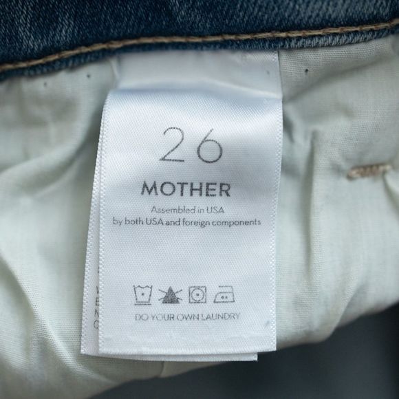 Mother Denim Au Revoir The Hustler Ankle Fray Flare Jeans Size 26 - Picture 11 of 15